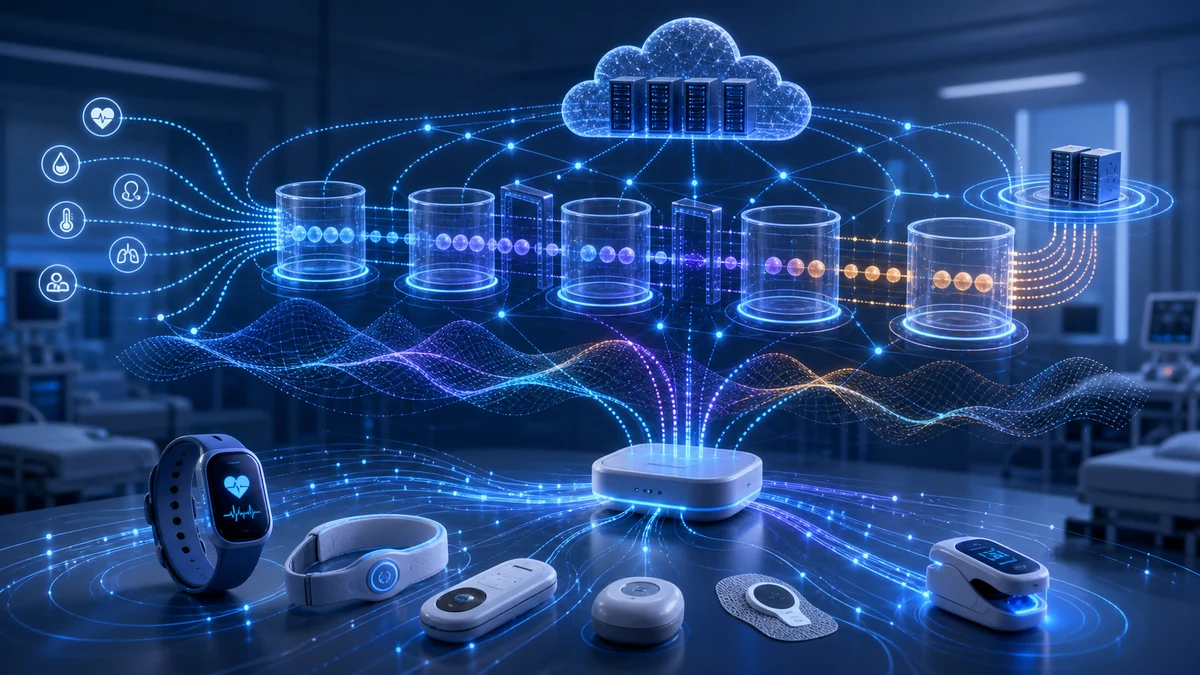 Scientific illustration of Internet of Healthcare Things performance evaluation for medical monitoring using queueing models