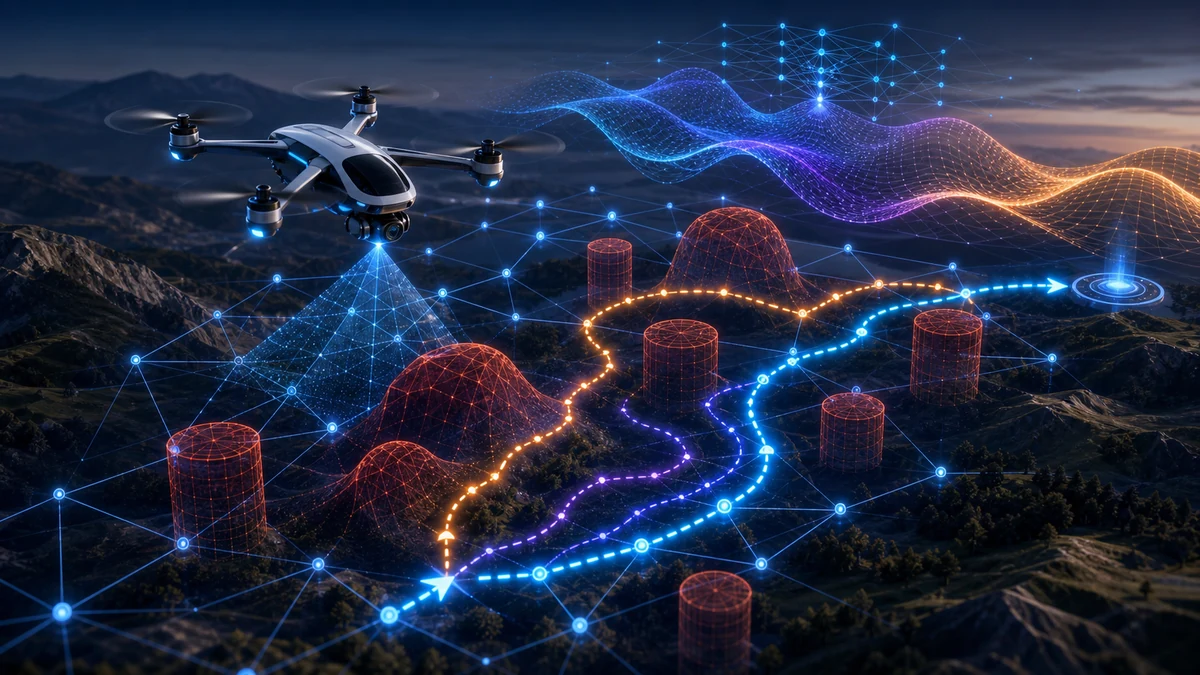 Scientific illustration of iADA star RL anytime graph based path planning with deep reinforcement learning for autonomous UAV