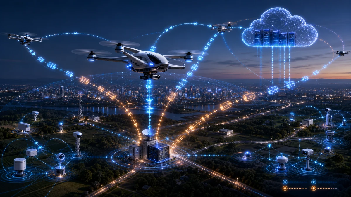 Scientific illustration of dependability evaluation for data offloading through unmanned aerial vehicles