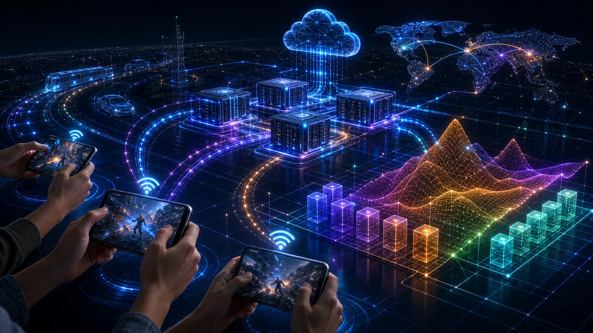 Scientific illustration of mobile games at the edge for resource capacity planning and performance evaluation