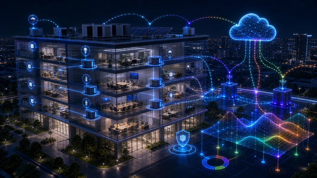 Scientific illustration of availability evaluation for smart building monitoring aided by fog computing