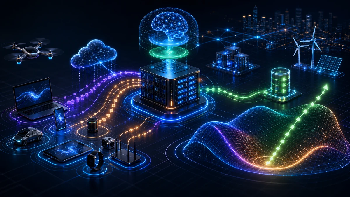 Scientific illustration of energy-efficient computational offloading and cognitive energy management in edge computing