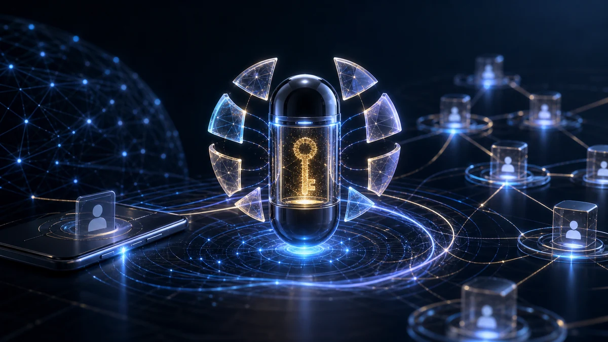 Scientific illustration of personal key recovery in self-sovereign identity environments