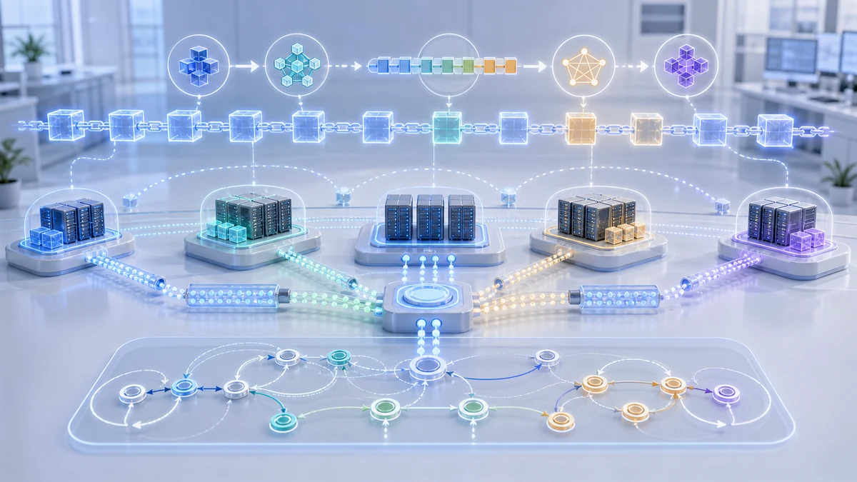 Scientific illustration of permissioned blockchain transactional dynamics and SPN performance modeling