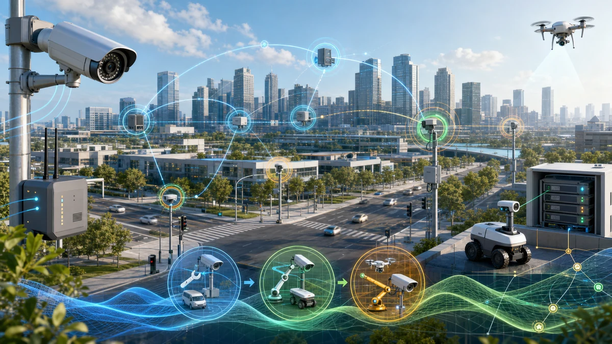 Scientific illustration of maintenance-centered dependability for smart-city urban surveillance