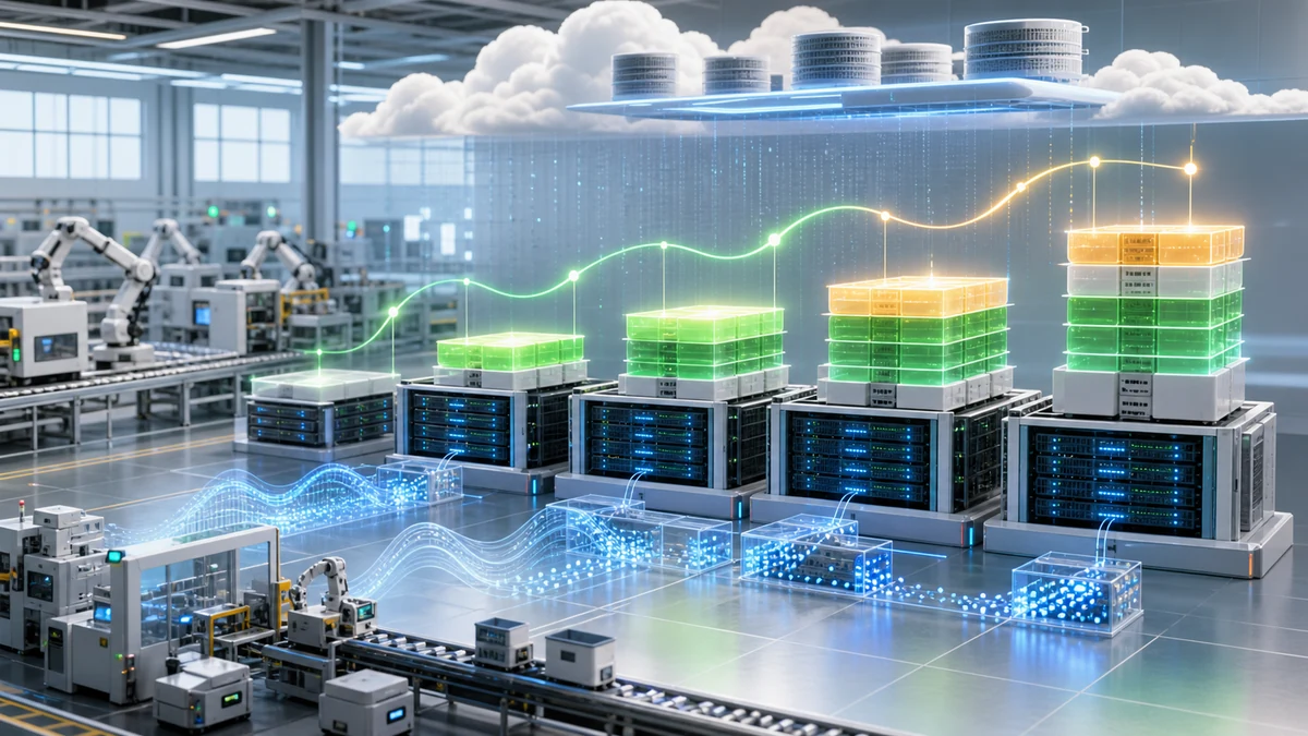 Scientific illustration of adaptive Ceph scaling for industrial network-attached storage